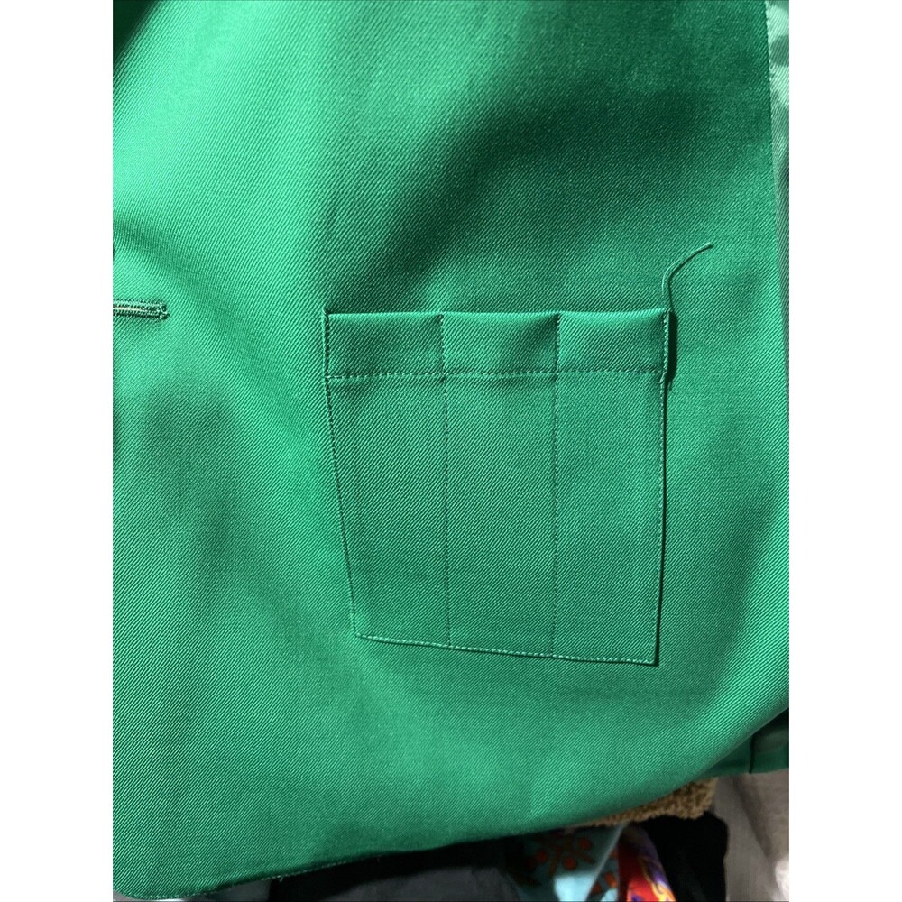 Argent Women’s 12 Green Blazer Jacket 2-Buttons NWT - Picture 7 of 10